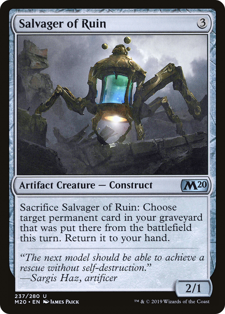 Salvager of Ruin [M20 - 237]