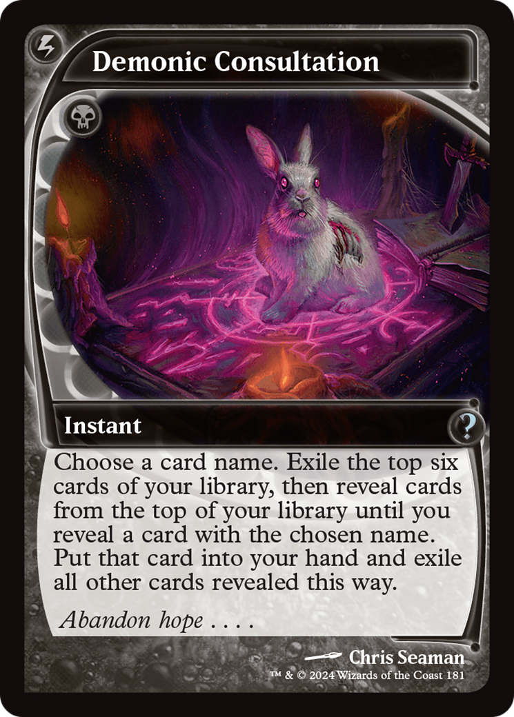Demonic Consultation (Future Sight) [MB2 - 181]