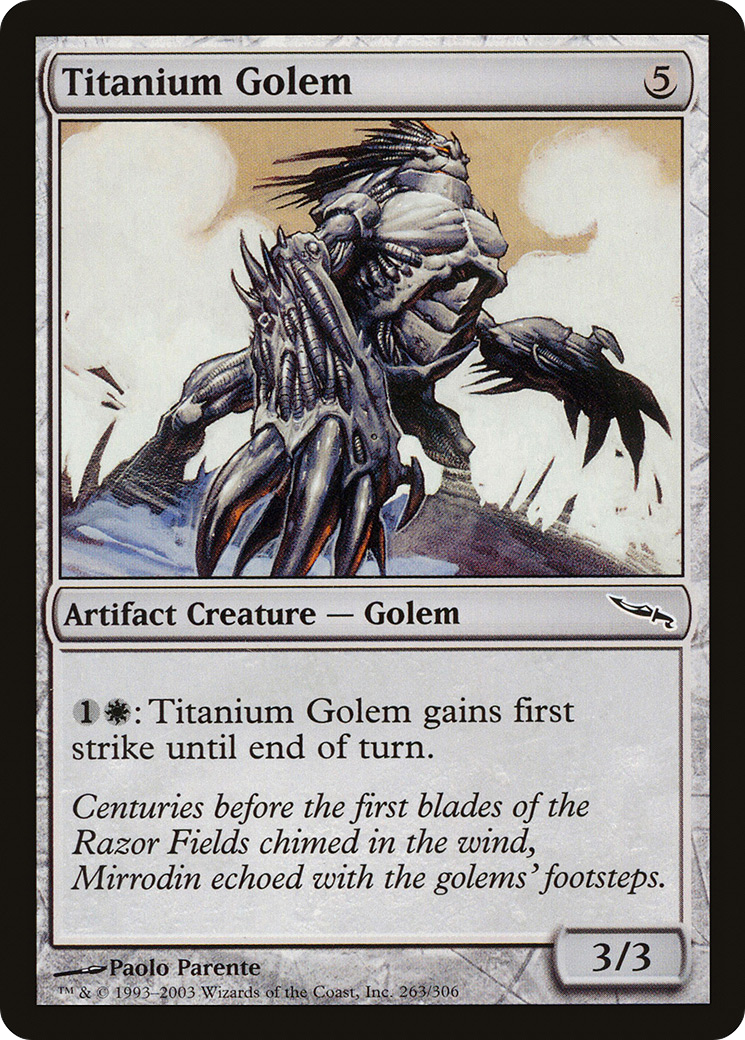 Titanium Golem [MRD - 263]