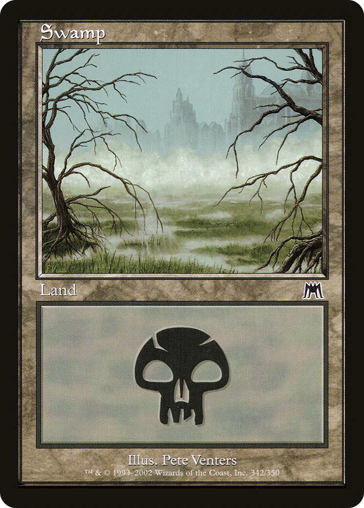Swamp (342) (ONS-342) - Onslaught Foil