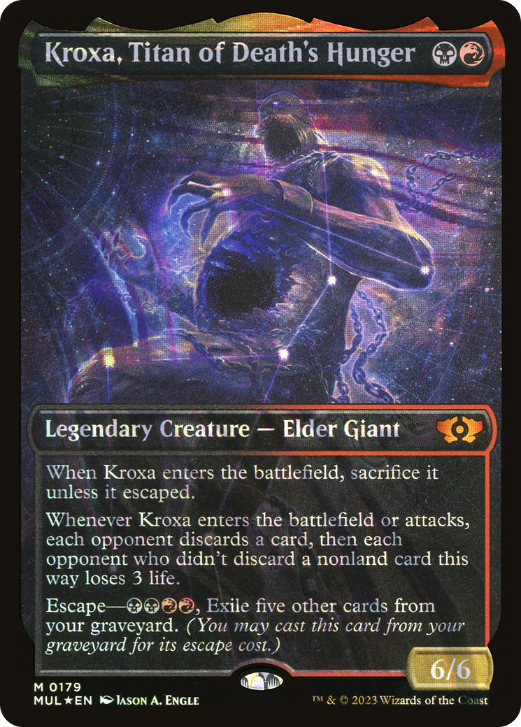 Kroxa, Titan of Death's Hunger (Halo Foil) [MUL - 179]