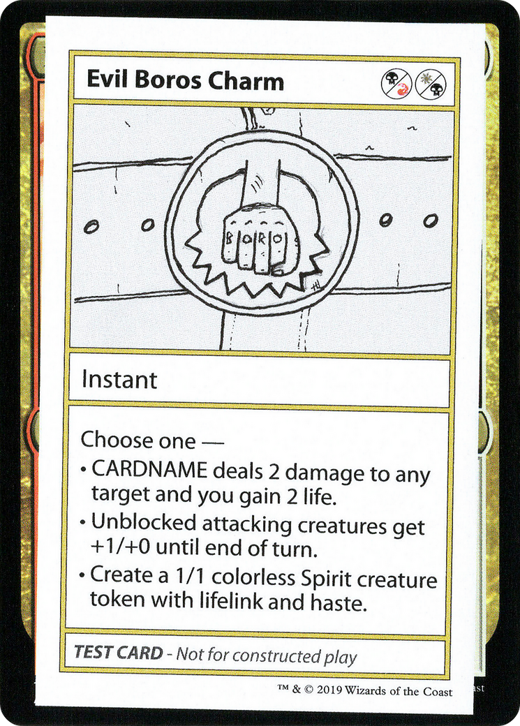 Evil Boros Charm (No PW Symbol) [CMB1 - N/A]