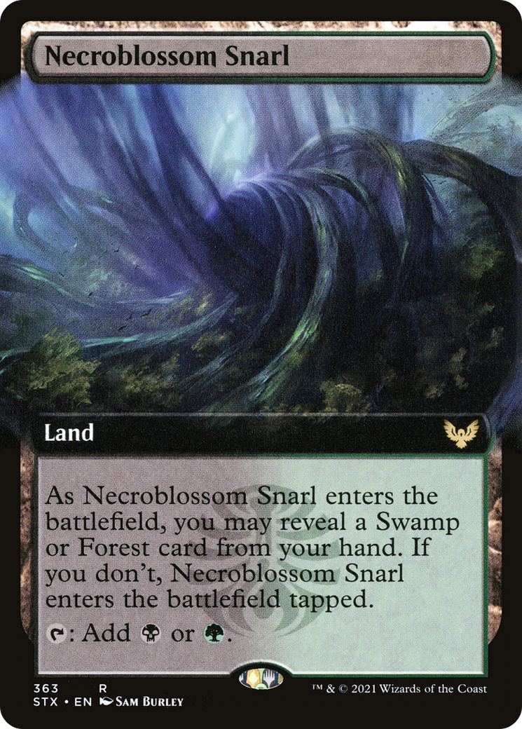 Necroblossom Snarl (Extended Art) [STX - 363]