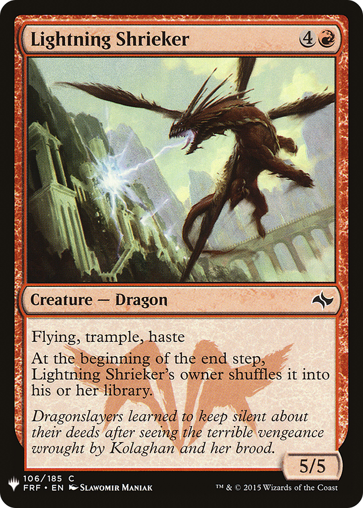 Lightning Shrieker [LIST - 106]