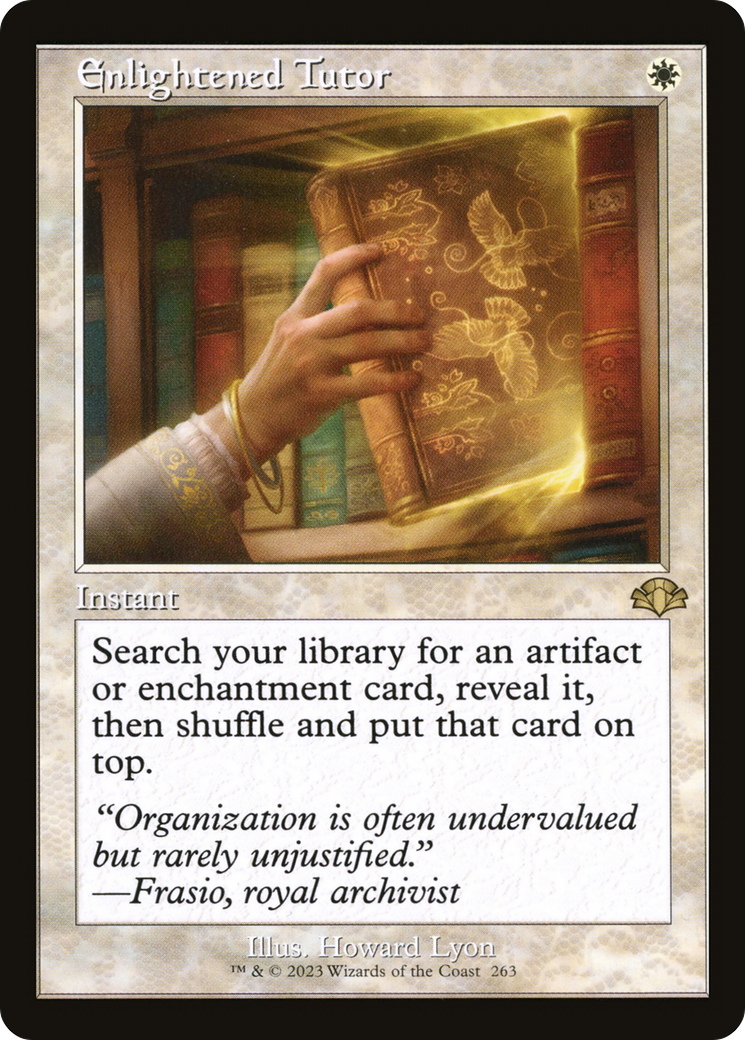 Enlightened Tutor (Retro Frame) [DMR - 263]