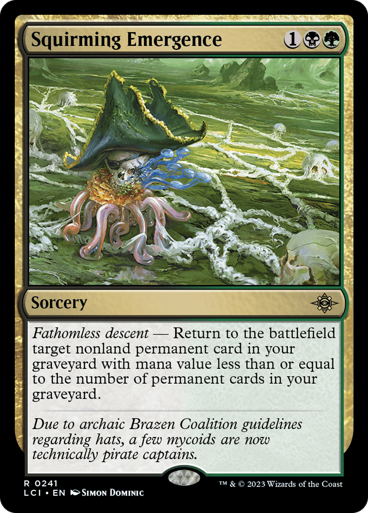 Squirming Emergence (LCI-241) - The Lost Caverns of Ixalan Foil