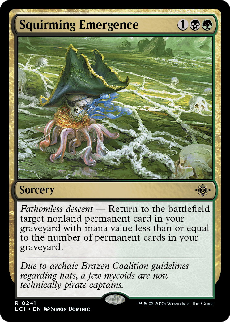 Squirming Emergence (LCI-241) - The Lost Caverns of Ixalan