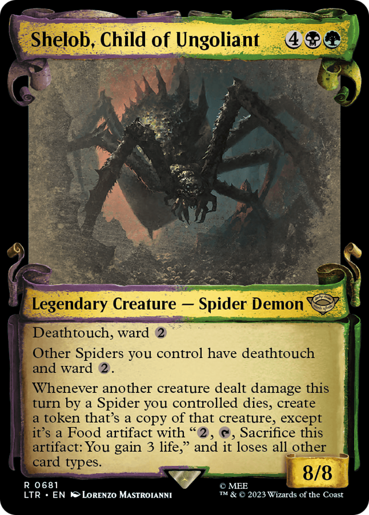Shelob, Child of Ungoliant (Showcase Scrolls) (LTR-681) - The Lord of the Rings: Tales of Middle-earth: (Showcase)