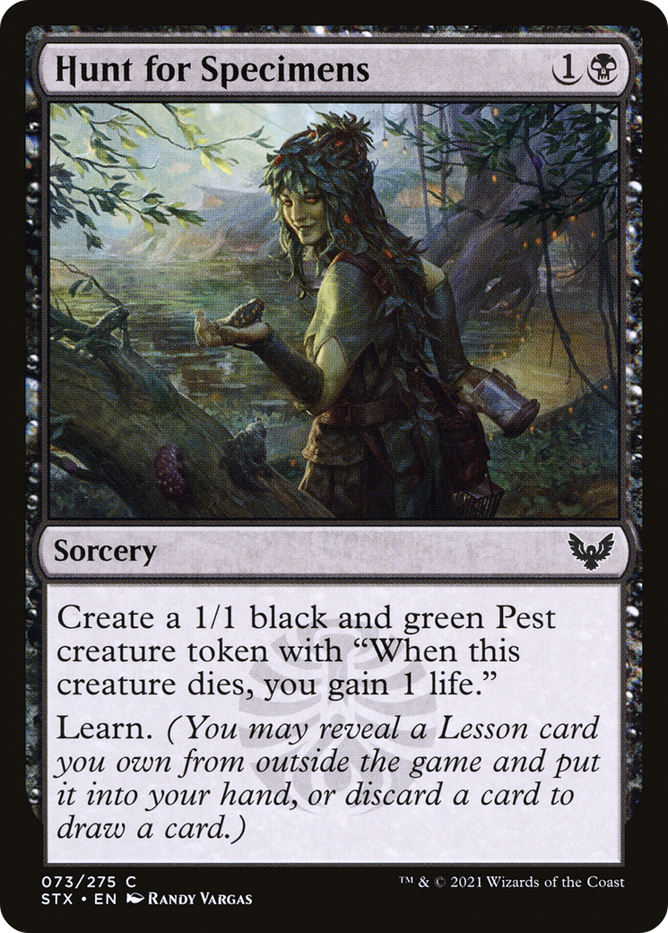 Hunt for Specimens [STX - 73]