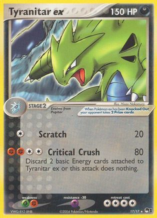 Tyranitar ex (Holo) [POP - 017/017]