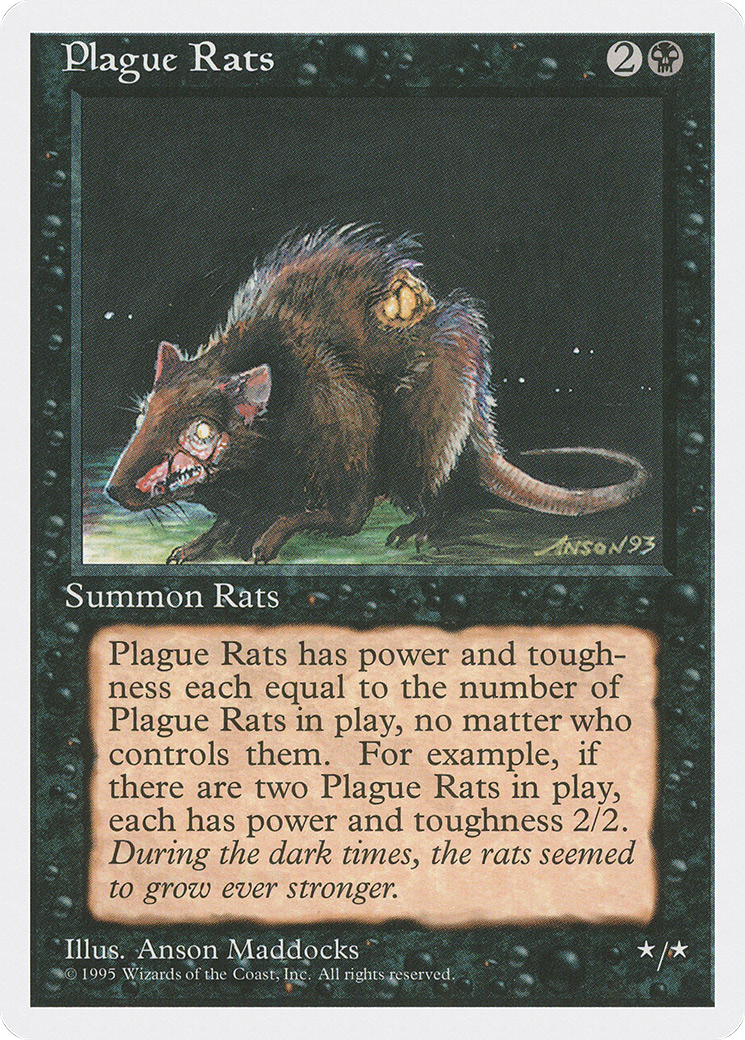 Plague Rats [4ED - N/A]