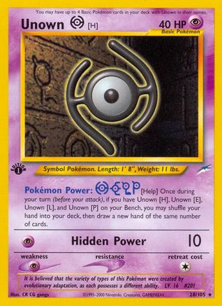 Unown [H] [N4 - 028/105]