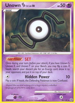 Unown [S] [SW - 39/132]