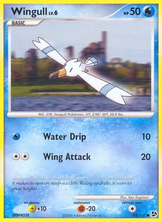 Wingull  - Reverse Holofoil Great Encounters - Common