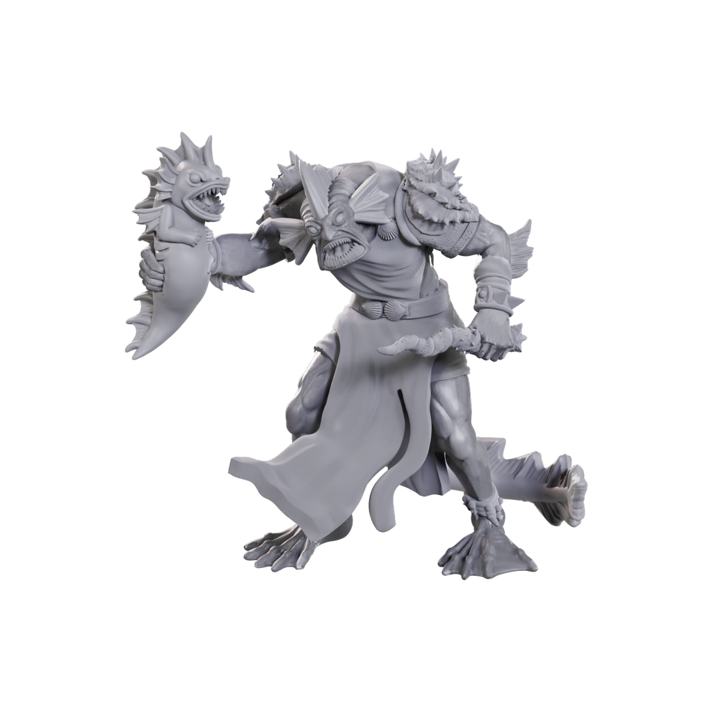 Nolzur's Marvelous Miniatures - Sahuagin Priestess