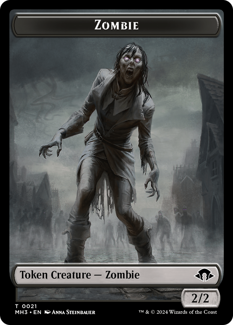 Zombie (TMH3-021) - Modern Horizons 3 Tokens
