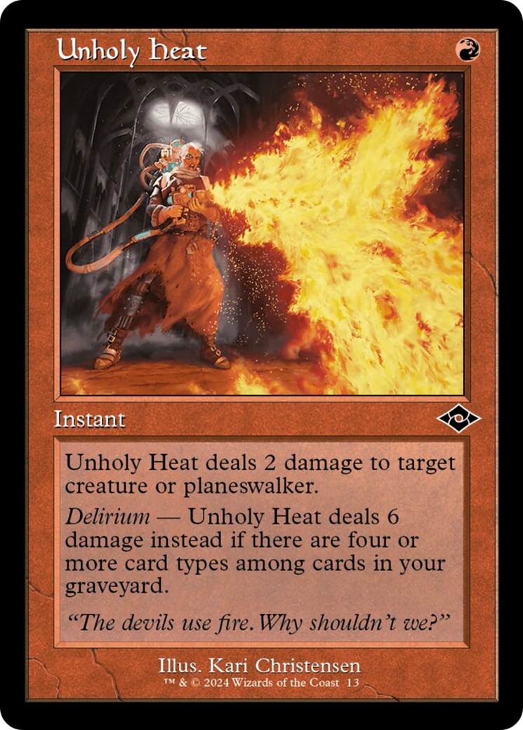 Unholy Heat (Retro Frame) [MH2 - 13]