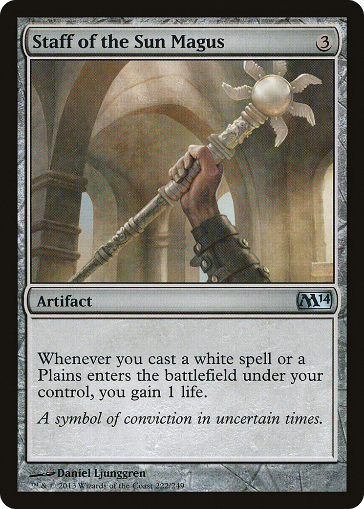 Staff of the Sun Magus [M14 - 222]