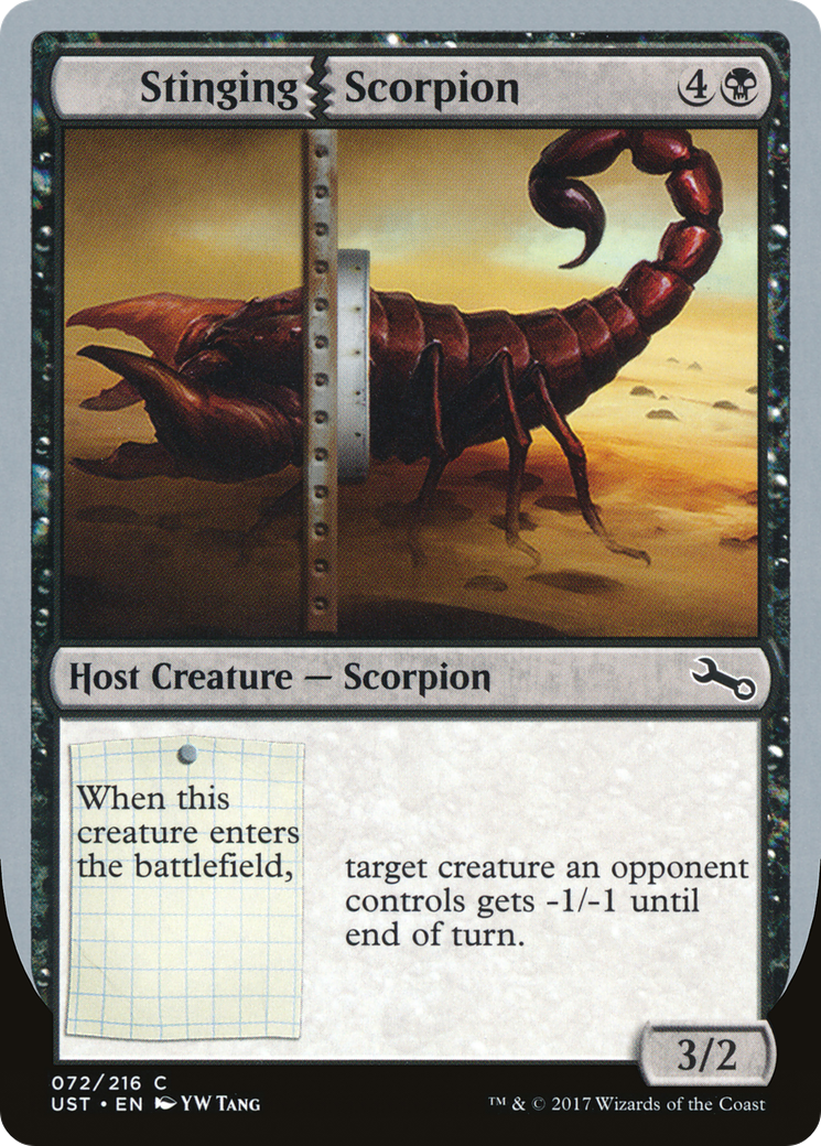 Stinging Scorpion [UST - 72]