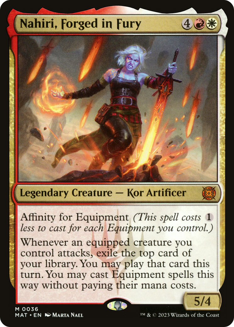 Nahiri, Forged in Fury [MAT - 36]