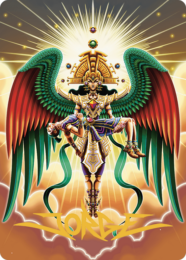 Resplendent Angel // Resplendent Angel (ALCI-059) - The Lost Caverns of Ixalan Art Series (Borderless)