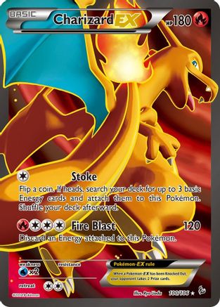 Charizard EX (100 Full Art) [FLF - 100/106]