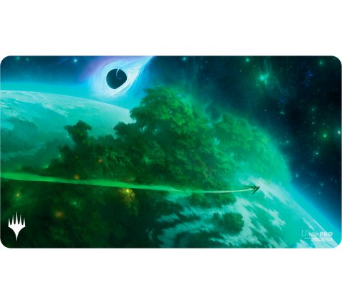 Magic: The Gathering® Playmat - Edge of Eternities- Mythic Land Green - Evendo, Waking Haven