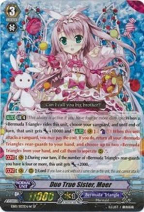 Duo True Sister, Meer (White) (SP) (EB10/S03EN-W) - EB - Divas Duet
