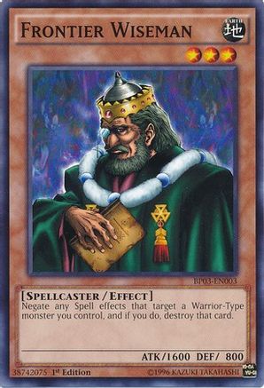 Frontier Wiseman (BP03-EN003) - Battle Pack 3: Monster League 1st Edition