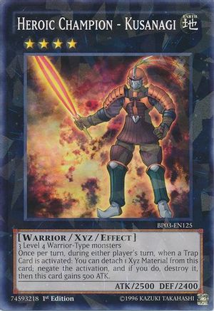 Heroic Champion - Kusanagi (Shatterfoil) [BP03 - BP03-EN125]