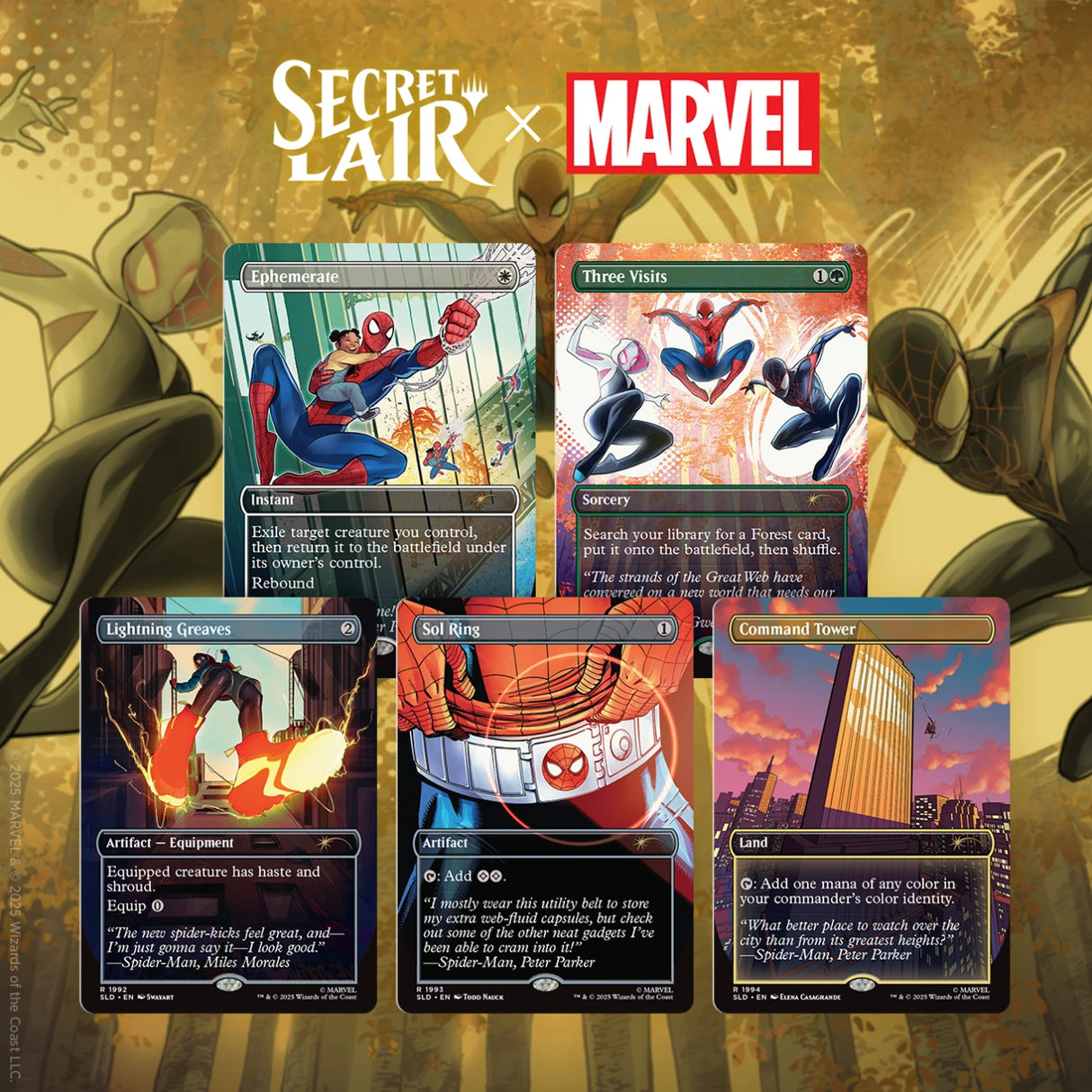 Secret Lair x Marvel's Spider-man: Heroic Deeds