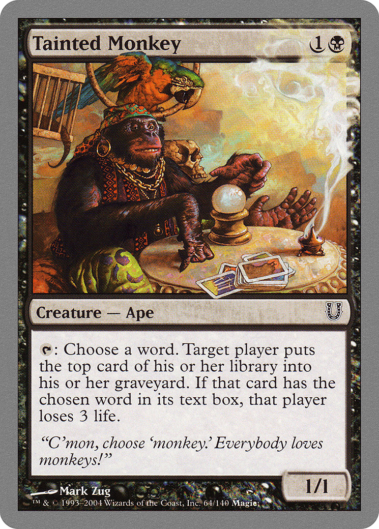 Tainted Monkey [UNH - 64]