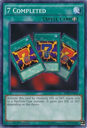 7 Completed (BP03-EN135) - Battle Pack 3: Monster League 1st Edition