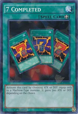 7 Completed (Shatterfoil) (BP03-EN135) - Battle Pack 3: Monster League 1st Edition