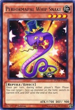 Performapal Whip Snake (DUEA-EN006) - Duelist Alliance Unlimited