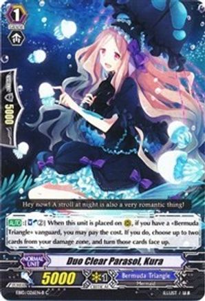 Duo Clear Parasol, Kura (Black) (EB10/026EN-B) - EB10 - Divas Duet