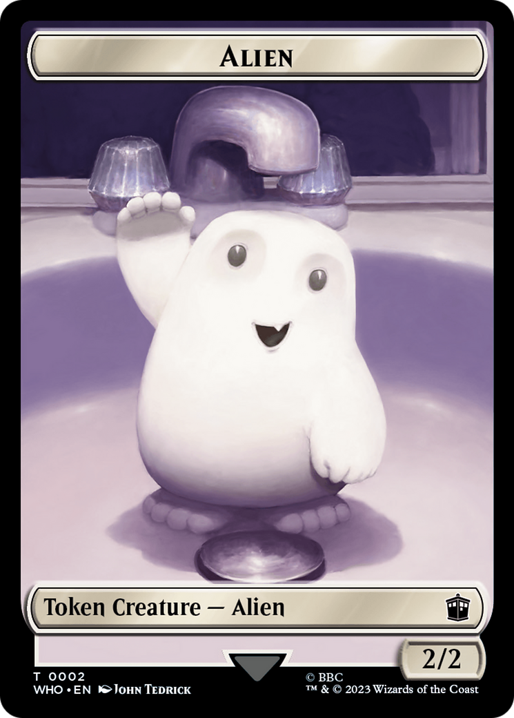 Alien (TWHO-002) - Doctor Who Tokens Foil