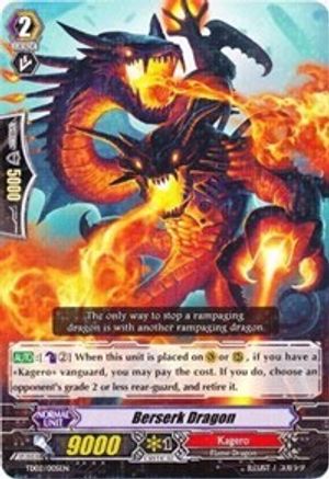 Berserk Dragon (Holo) (TD02/005EN) - Trial Deck 2: Dragonic Overlord