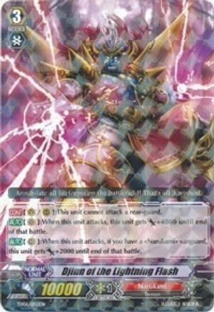 Djinn of the Lightning Flash (Holo) (TD06/002EN) - Trial Deck 6: Resonance of Thunder Dragon