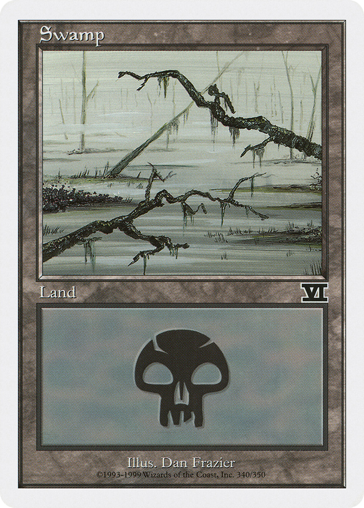 Swamp (340) (6ED-340) - Classic Sixth Edition
