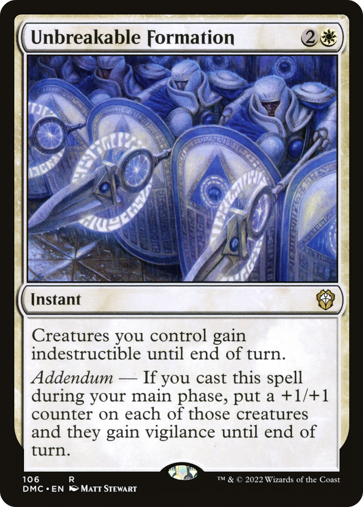 Unbreakable Formation [DMC - 106]