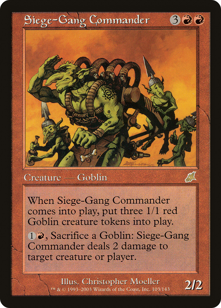 Siege-Gang Commander [SCG - 103]