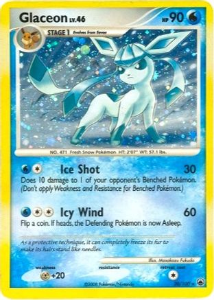 Glaceon - 20/100 (DP Majestic Dawn) [PR - 020/100]