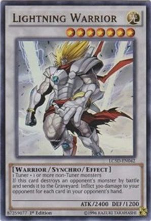 Lightning Warrior (LC5D-EN042) - Legendary Collection 5D's 1st Edition