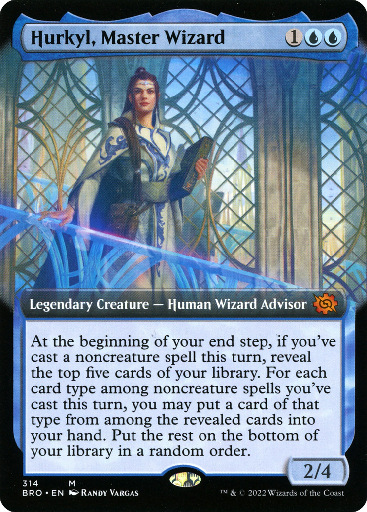 Hurkyl, Master Wizard (Extended Art) [BRO - 314]