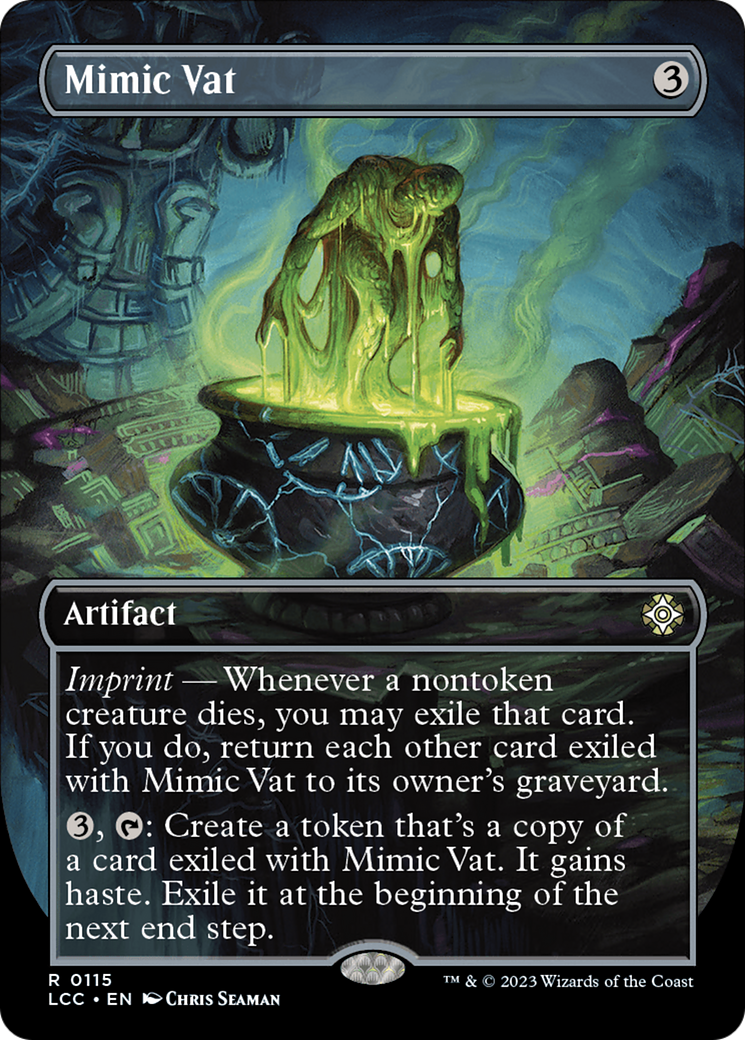 Mimic Vat (Borderless) (LCC-115) - The Lost Caverns of Ixalan Commander Foil