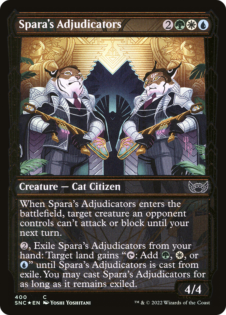 Spara's Adjudicators (Gilded Foil) [SNC - 400]