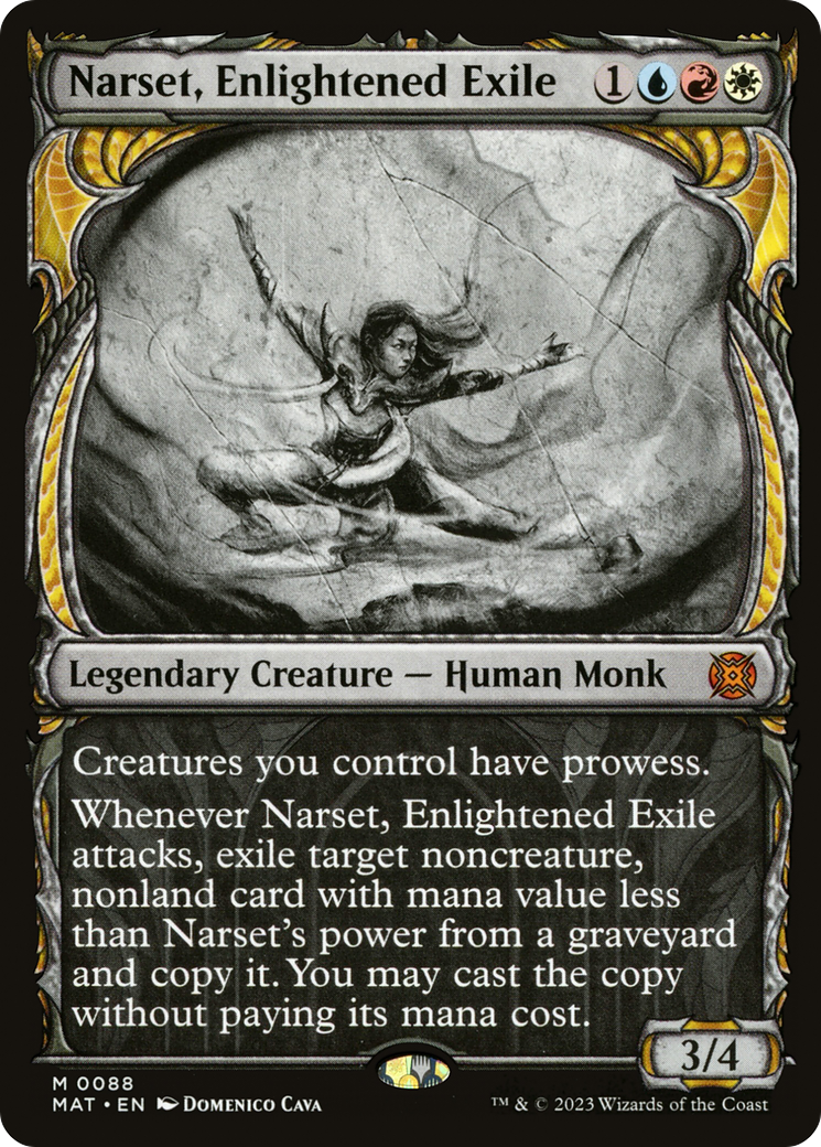 Narset, Enlightened Exile (Showcase) [MAT - 88]
