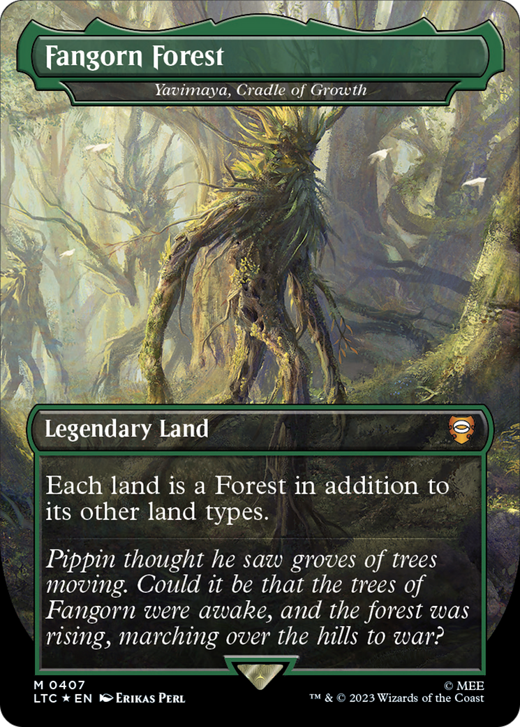 Fangorn Forest - Yavimaya, Cradle of Growth (Surge Foil) [LTC - 407]