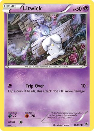 Litwick 041/119  XY  Phantom Forces - Common